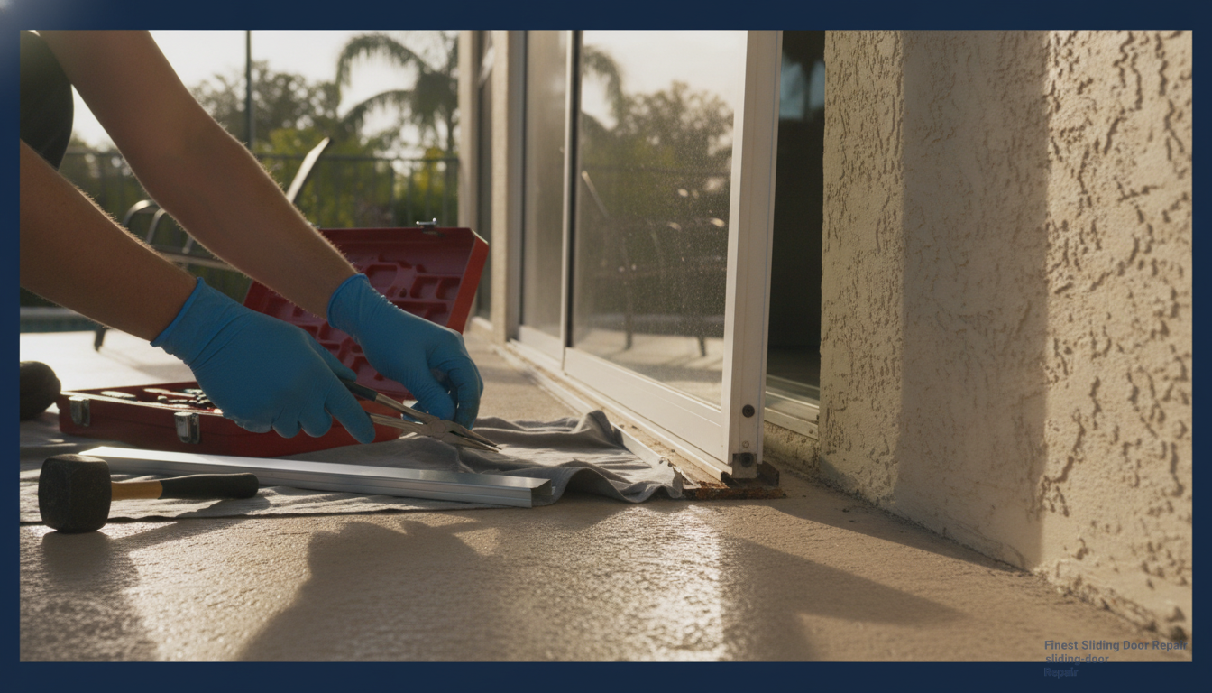 Sliding Door Track Repair & Replacement