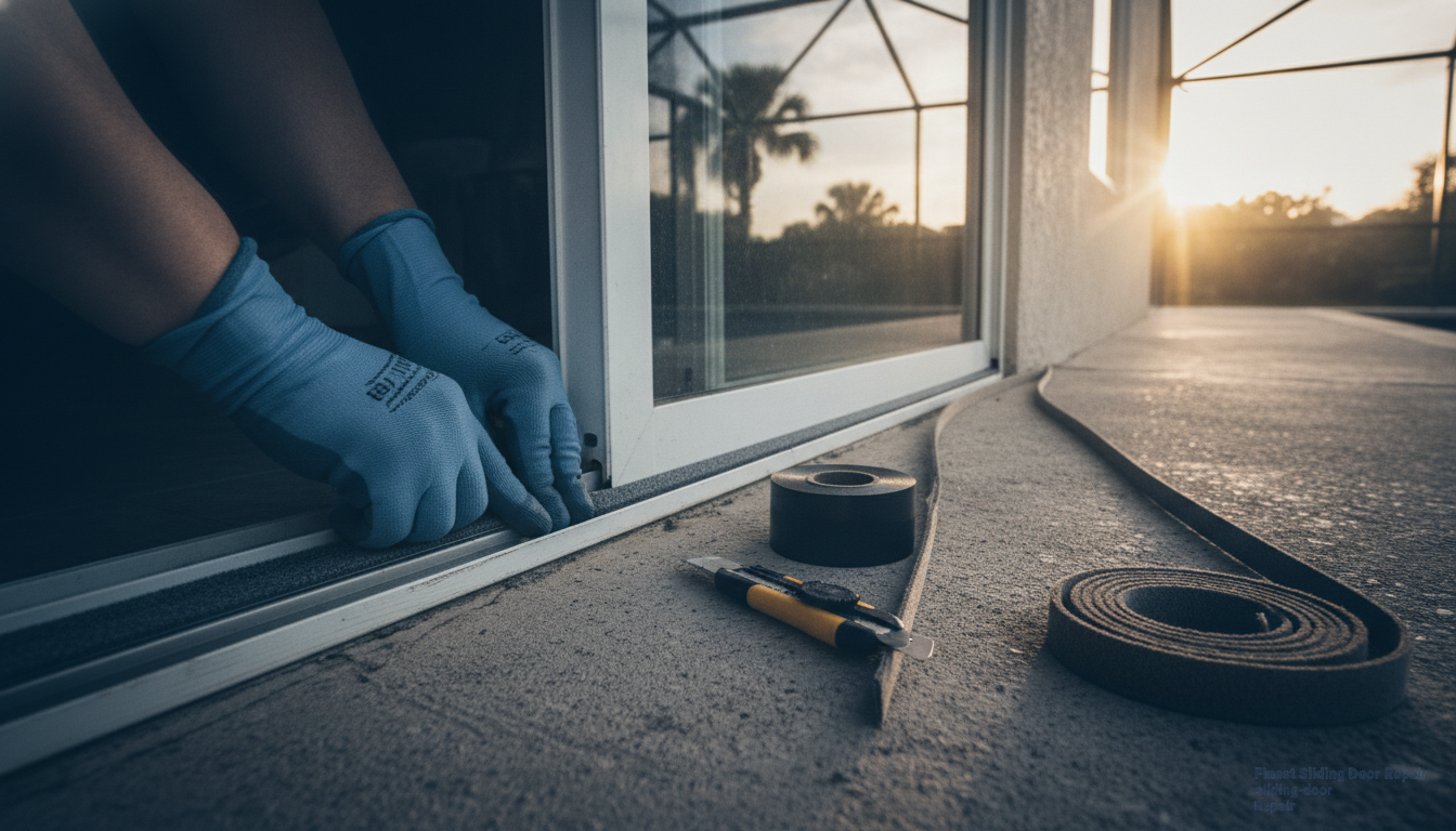 Sliding Door Weatherstripping & Seal Replacement