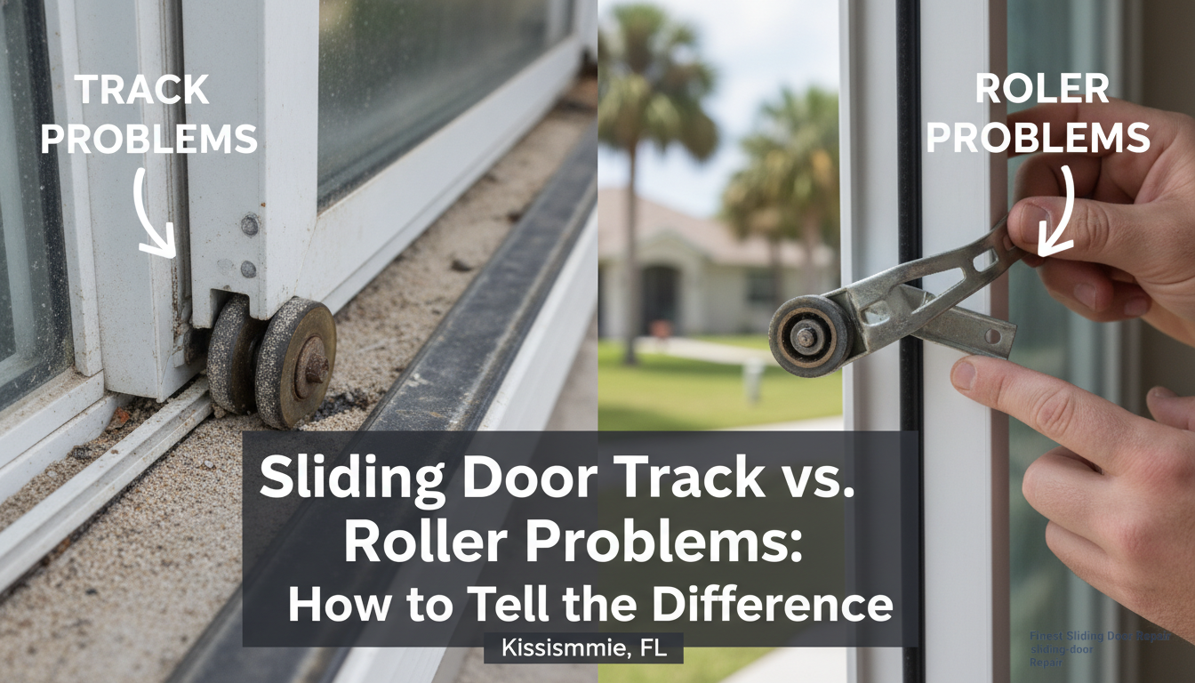 Sliding Door Track vs. Roller Problems: How to Tell the Difference in Kissimmee