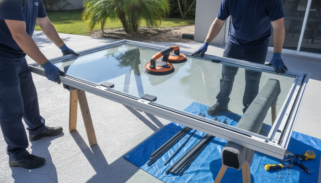Sliding Door Glass Panel Replacement